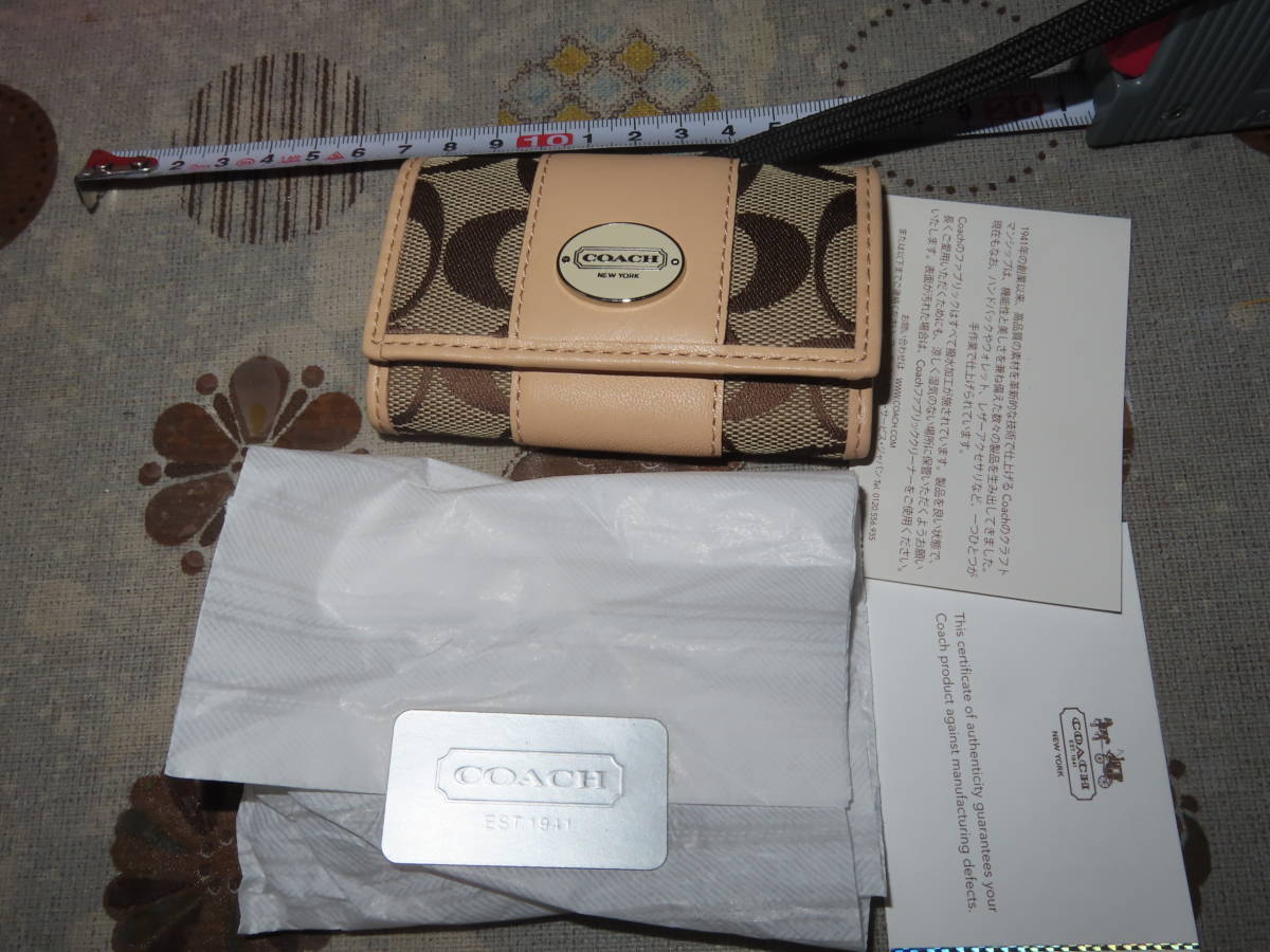 2026，品質保証 ネコポス可 品 COACH コーチ シグネチャー 5連キーケース(コーチ)｜売買されたオークション情報、yahooの商品情報をアーカイブ公開 - オークファン その他
