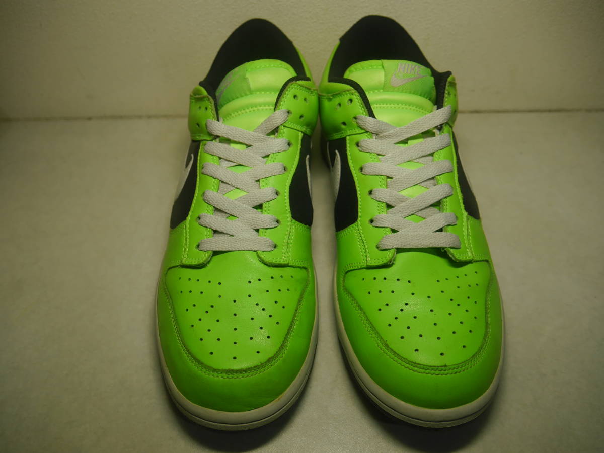 NIKE WMNS DUNK LOW ダンク ロー ライムグリーン US11.5 USED 317813 