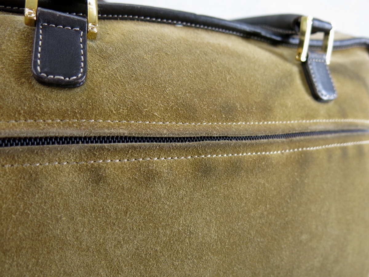 LOEWE ロエベ○アマソナ○アナグラム ロゴ型押し○スエード カーフ 