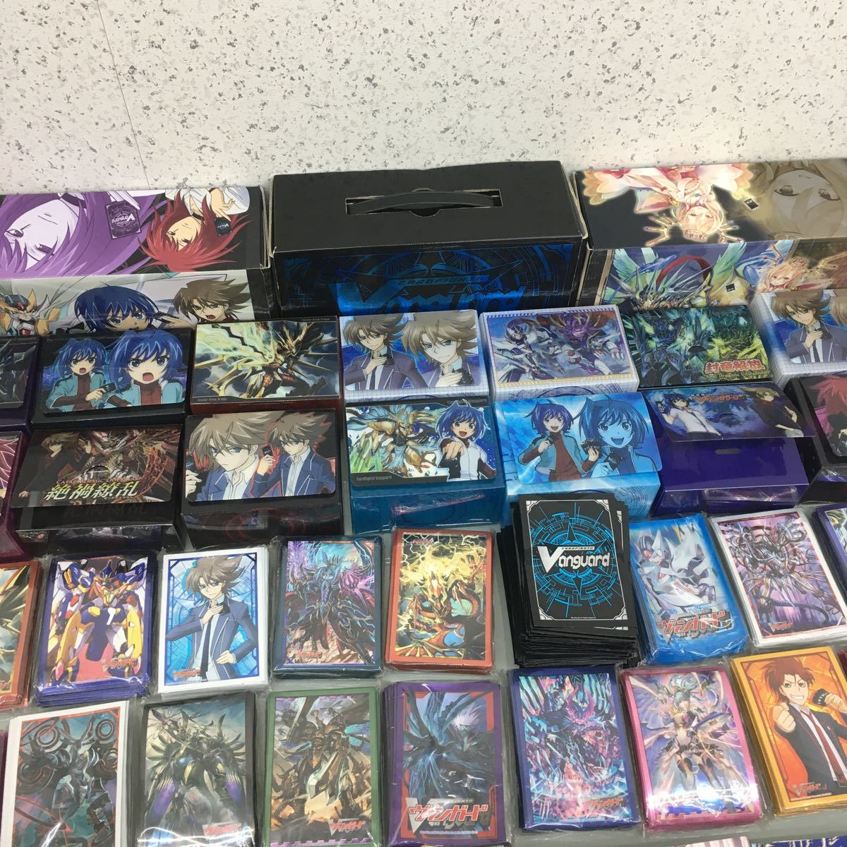 ジャンク】ヴァンガード デッキケース スリーブ カード 大量セット 傷