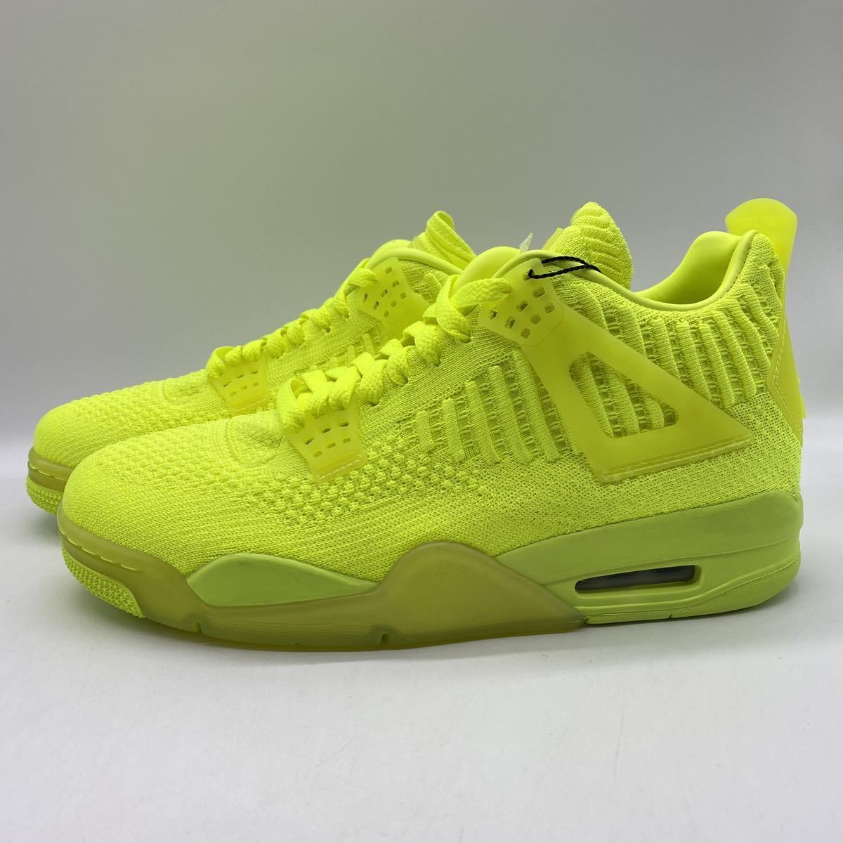 27cm】新品 NIKE AIR JORDAN 4 RETRO FLYKNIT VOLT ナイキ エア 