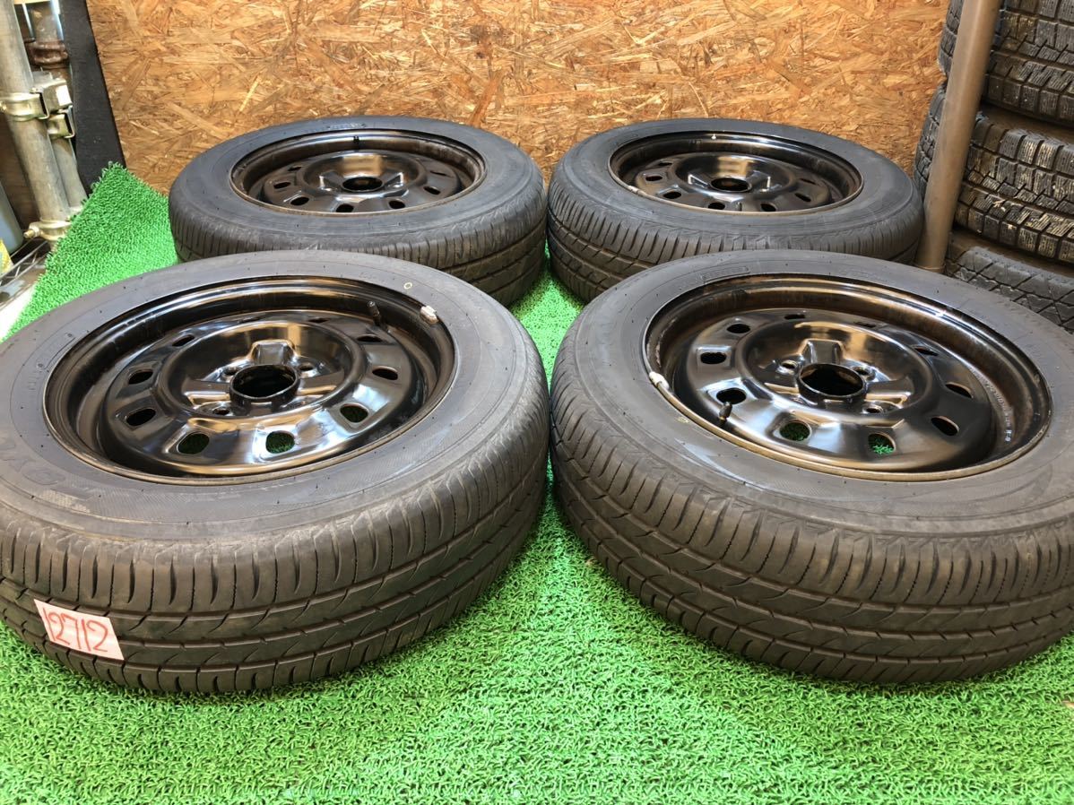 ニッサン純正 15inch 6j × TOYO 185/65R15 PCD114.3 4穴 180 ウイング 
