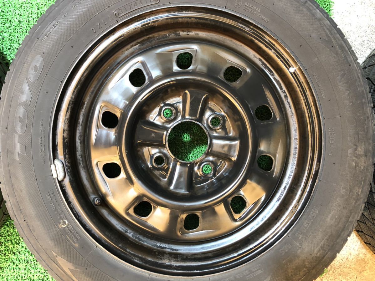 ニッサン純正 15inch 6j × TOYO 185/65R15 PCD114.3 4穴 180 ウイング 