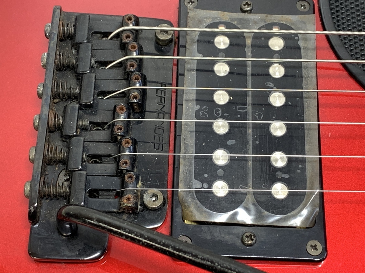 FERNANDES ZO-3 芸達者トレモロアーム メタリックレッド 赤