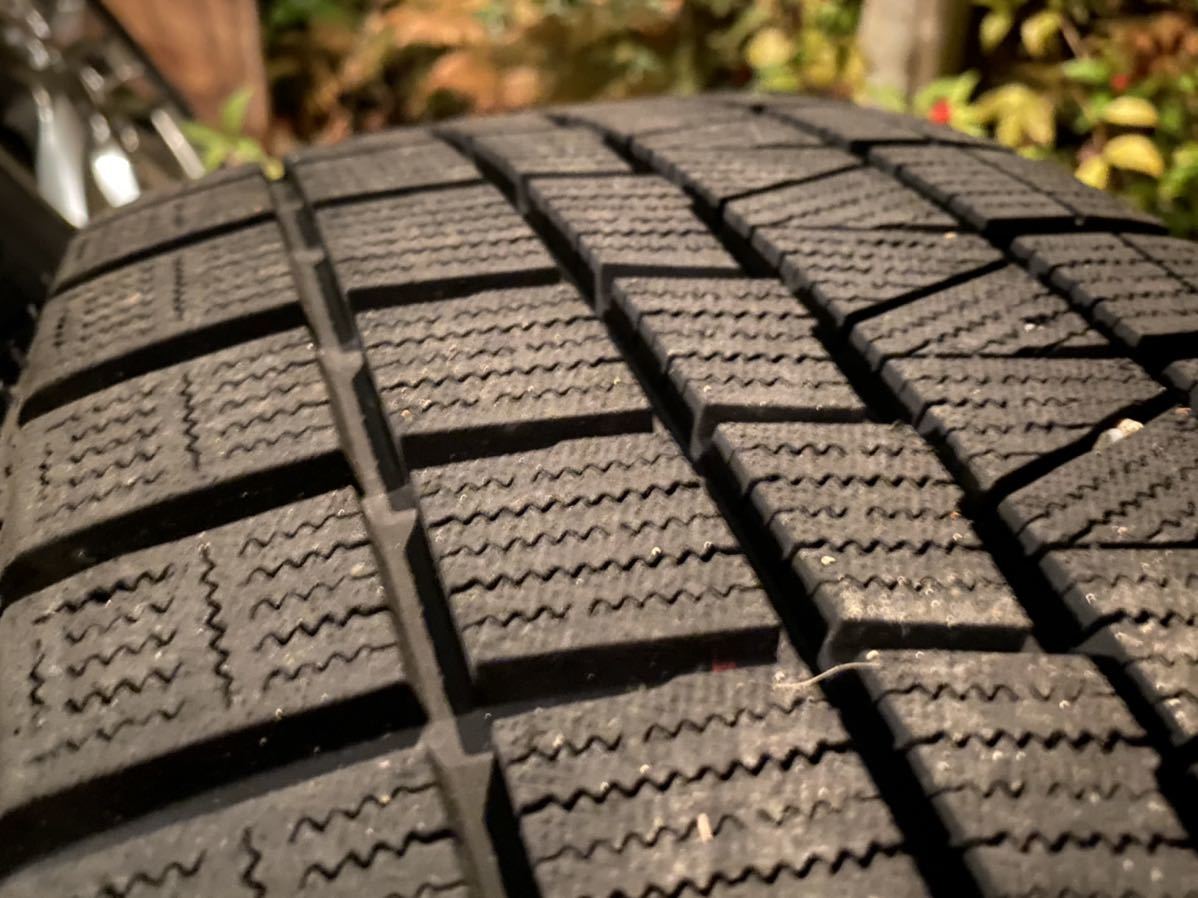 エルグランド e52 純正18インチホイール スタッドレスセット バリ山 