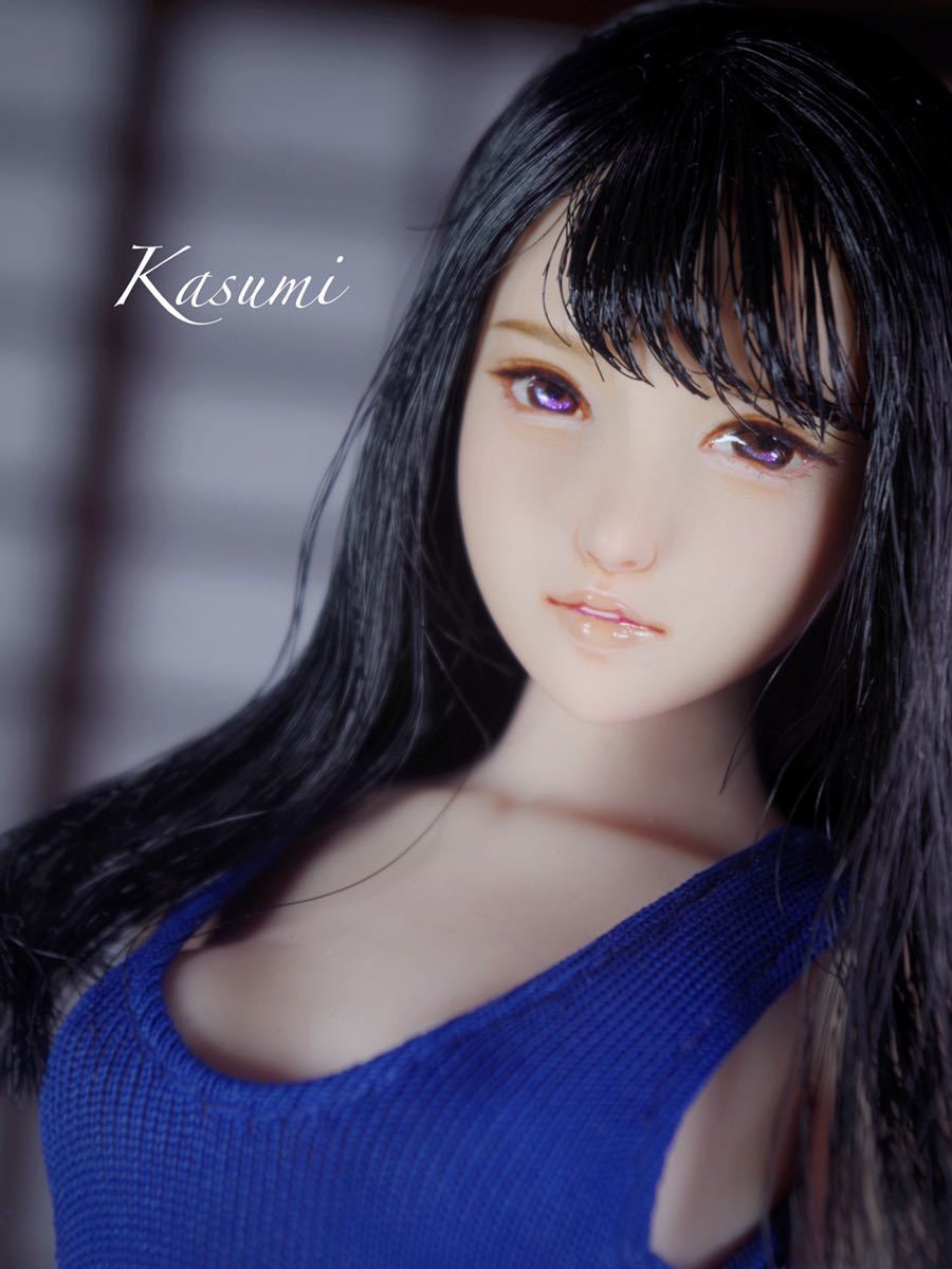 ぬいぐるみ・人形・置物 ♪♪ 1/6 ドール カスタムドールヘッド 香純