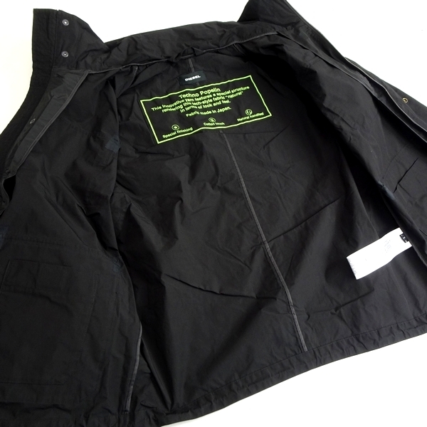 □DIESEL ディーゼル 定価5.3万 J-AHKEE JACKET ハイネック ジップ 