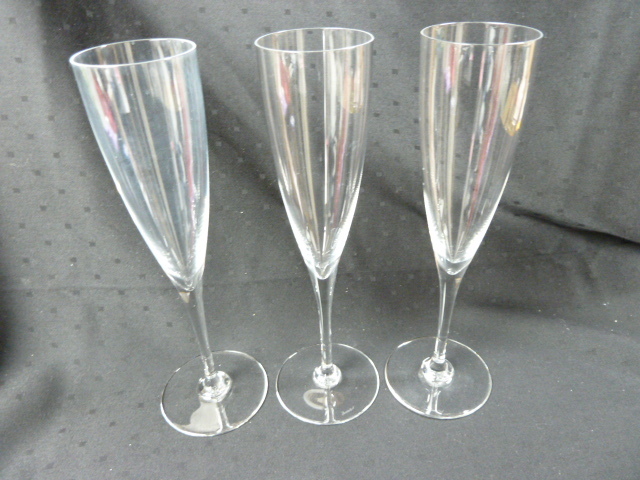 数量限定，品質保証 Baccarat バカラ シャンパングラス ３客 クリスタル工芸 保管品(バカラ)｜売買されたオークション情報、yahooの商品情報をアーカイブ公開 - オークファン バカラ