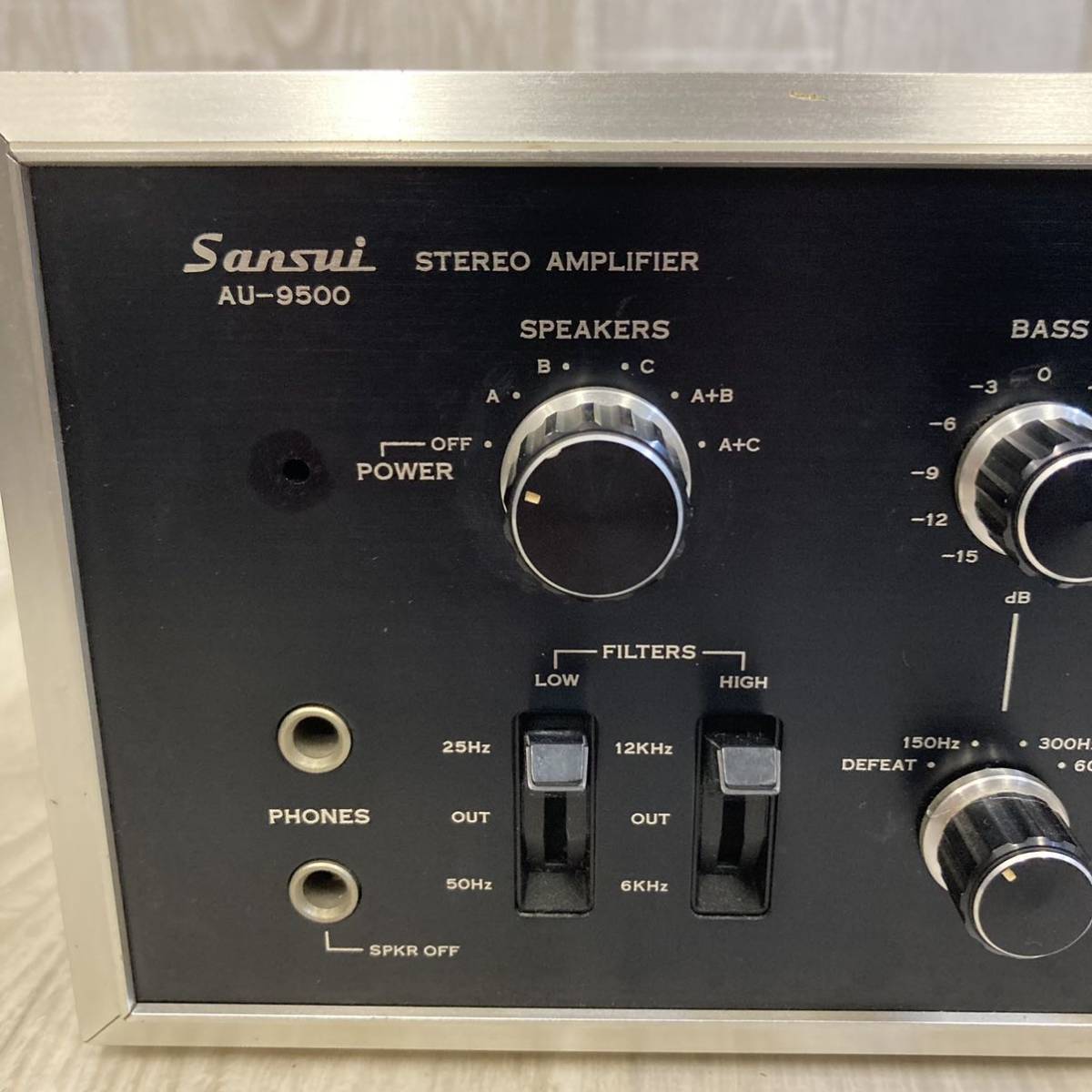 FR1k7 SANSUI プリメインアンプ サンスイ AMPLIFIER AU-9500