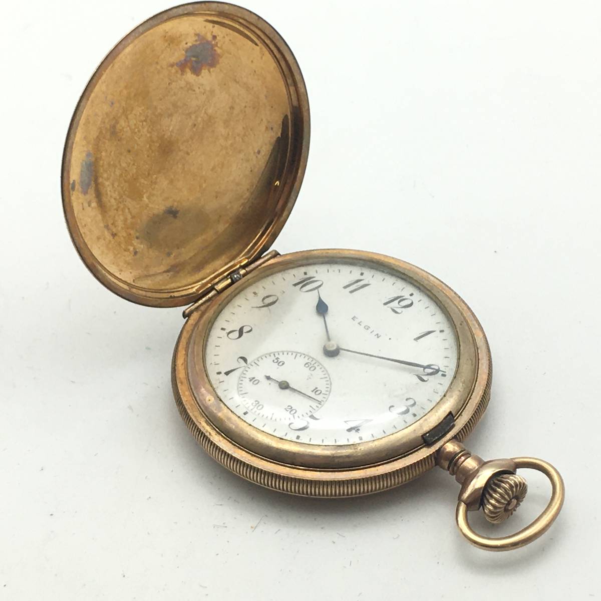 エルジン スモールセコンド ELGIN USA製 HB-0036| 14K GOLD FILLED 角 