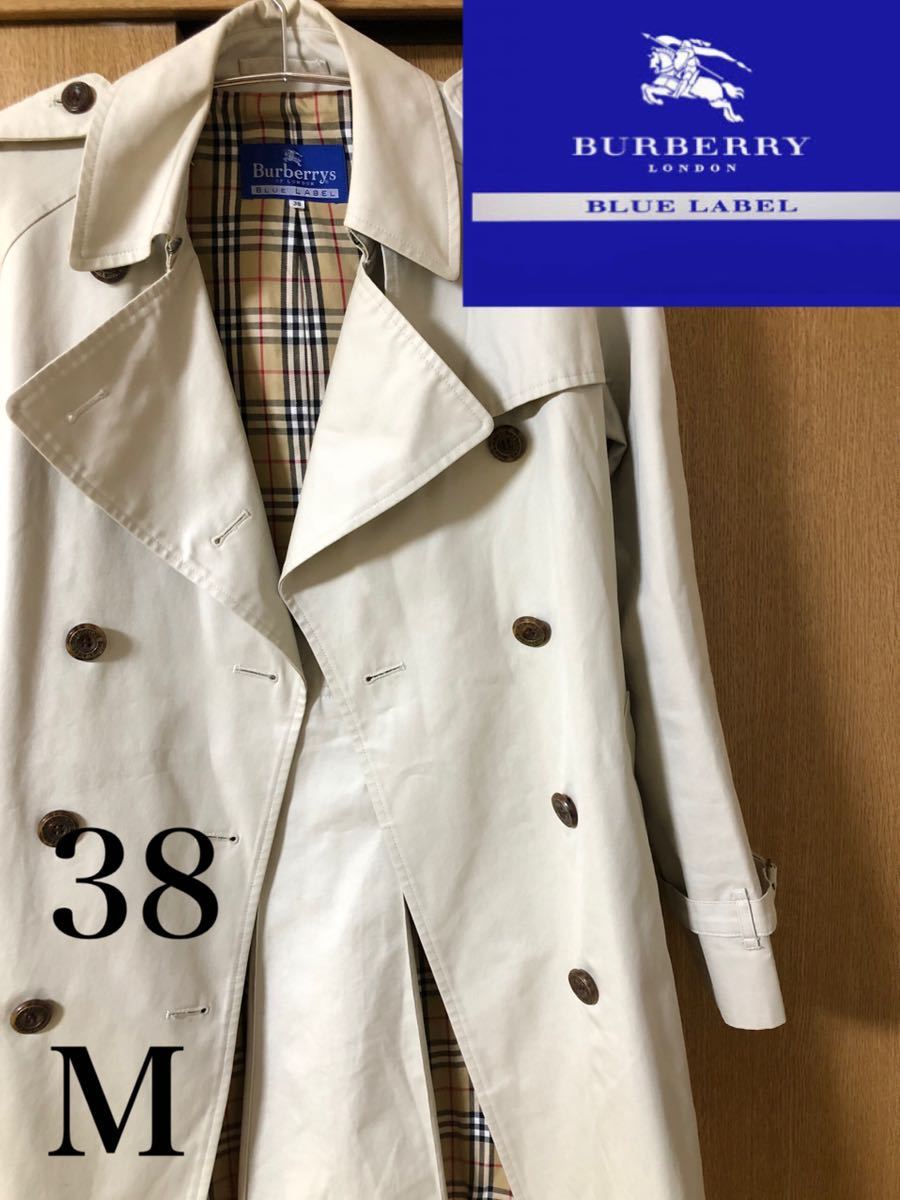 BLUE BURBERRY LABEL バーバリーブルーレーベル トレンチコート LABEL