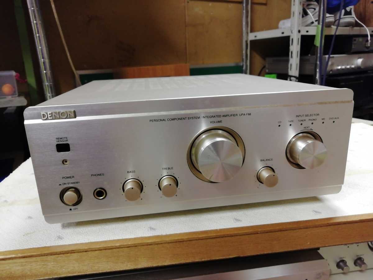 DENON コンパクト プリメインアンプ【model UPA-F88】正常作動美品/簡易整備品/必要充分な機能を備えたコンパクトアンプ/設置自由度大 UPA-F88 デノン DENON A6590580 リモコン付 upa-f88」の落札相場・落札価格
