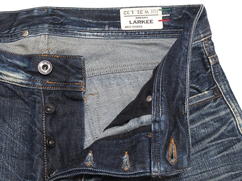 美品 DIESEL ディーゼル LARKEE 008SS デニム ジーンズ｜男性用
