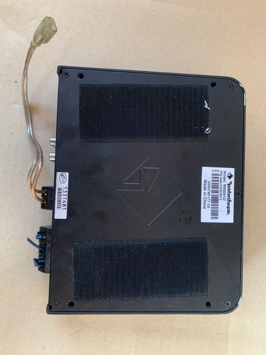 Rockford ROCKFORD ロックフォード FOSGATE Fosgate 1chパワー ロック