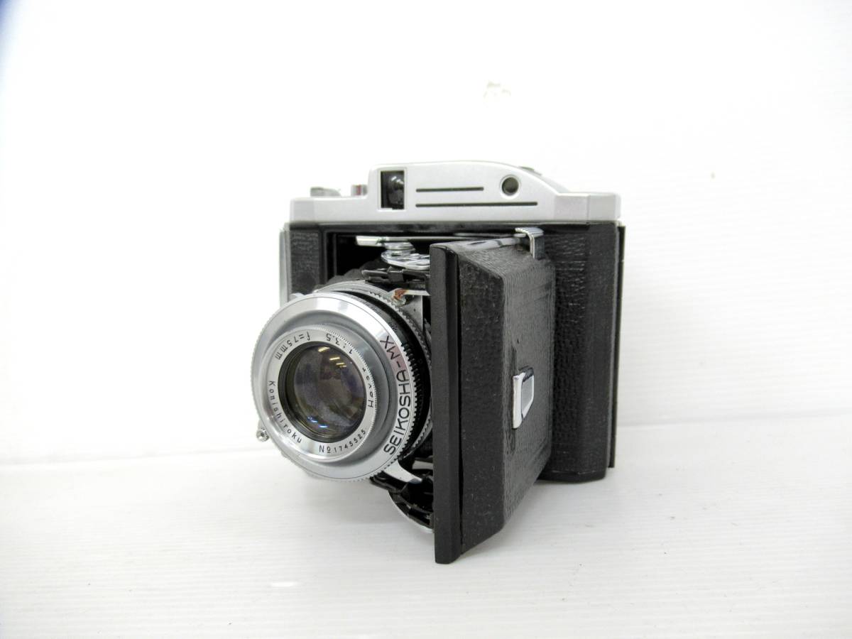 III 小西六 Pearl Hexar KONICA 写真工業 パール3 1:3.5 f=75mm 