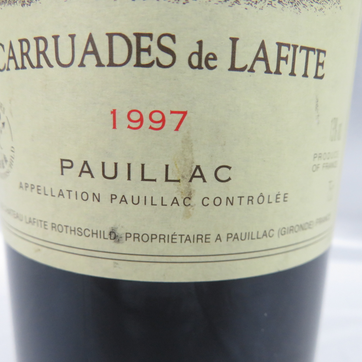 未開栓】CARRUADES de LAFITE カリュアド・ド・ラフィット 1997 赤