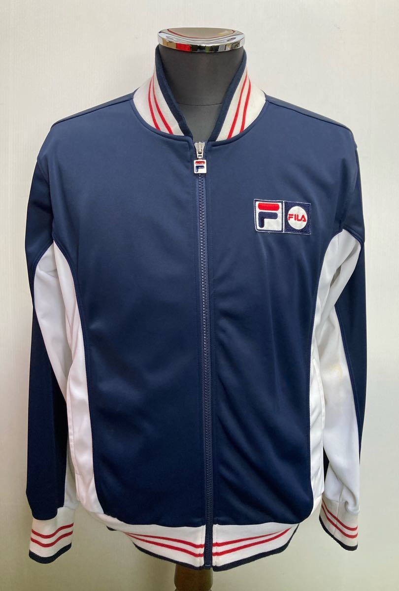 FILA ビヨンボルグ トラックジャケット テニスウェア　Lサイズ フィラ FILA BORG ビヨンボルグラインジャケットジャージ テニス