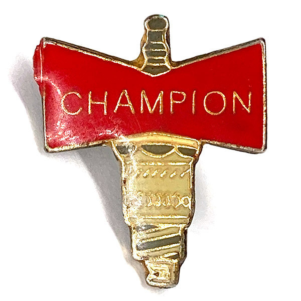 チャンピオン スパークプラグ ビンテージ ピンバッジ CHAMPION Spark