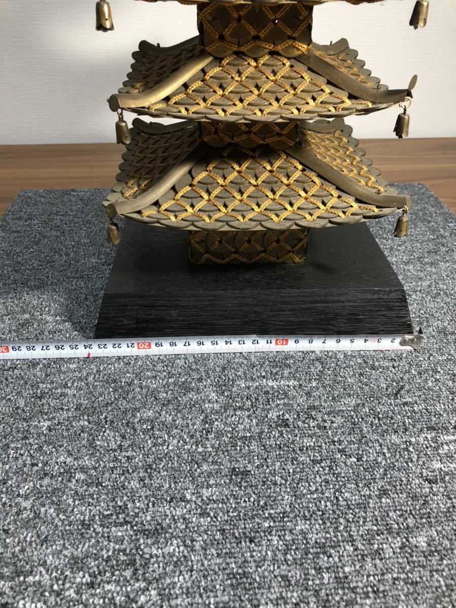 五重塔 五重之塔 工芸品 桃山作 雅趣 五円細工 ☆5円 Yahoo