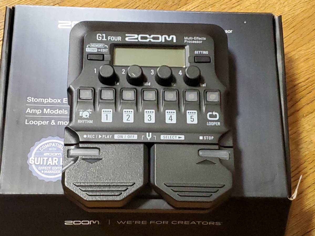 楽器・機材 ZOOM G1 FOUR マルチエフェクター