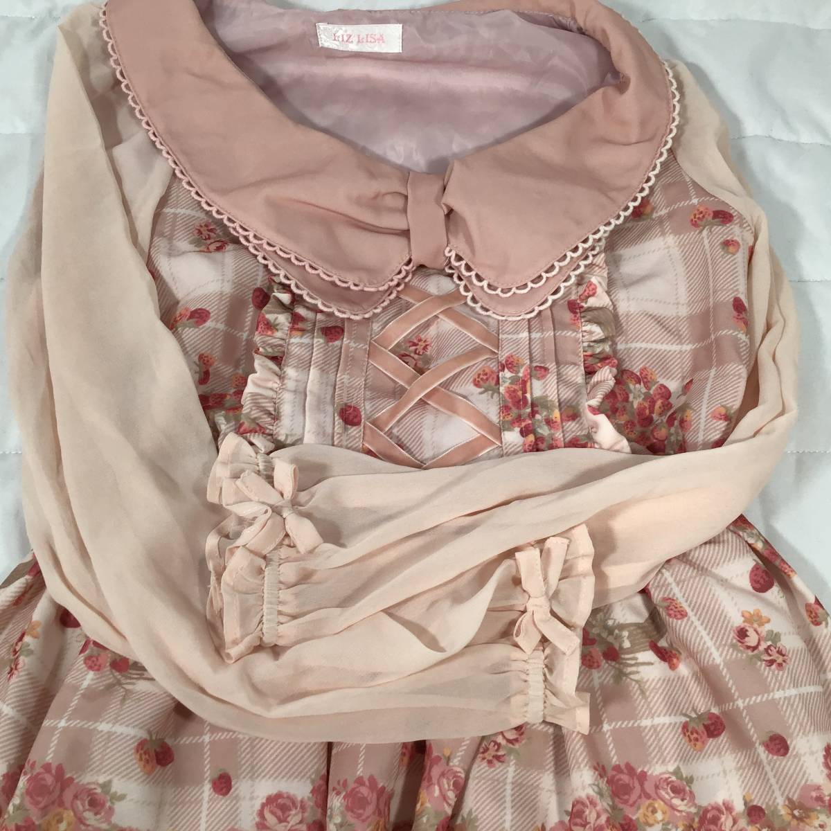 Y 406 長袖イチゴ柄ロリータワンピース Liz Lisa リズリサ フリーサイズ ワンピース 売買されたオークション情報 Yahooの商品情報をアーカイブ公開 オークファン Aucfan Com Y 406 長袖イチゴ柄ロリータワンピース Liz Lisa リズリサ フリーサイズ ワンピース 売買されたオークション情報 Yahooの商品情報をアーカイブ公開 オークファン Aucfan Com