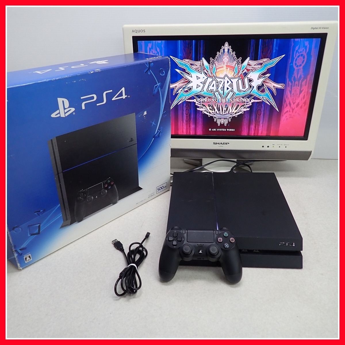  PS4 プレステ4 本体一式 CUH-1200A 500GB ジェットブラック 箱付 PlayStation4 SONY ソニー ジャンク 20(PS4本体)｜売買されたオークション情報、yahooの商品情報をアーカイブ公開 - オークファン PS4本体