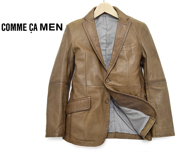 定価7万円 パキスタン製 コムサメン【COMME CA MEN】トロトロの羊革 