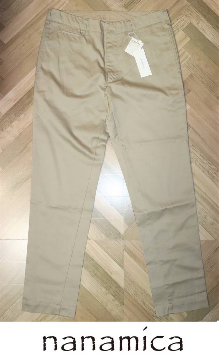 W34 ★新品 ナナミカ チノパンツ テーパード 日本製 SUCF912 18併 特価即決【新品】 nanamica ☆Tapered Chino Pants (W34) ☆ ナナミカ