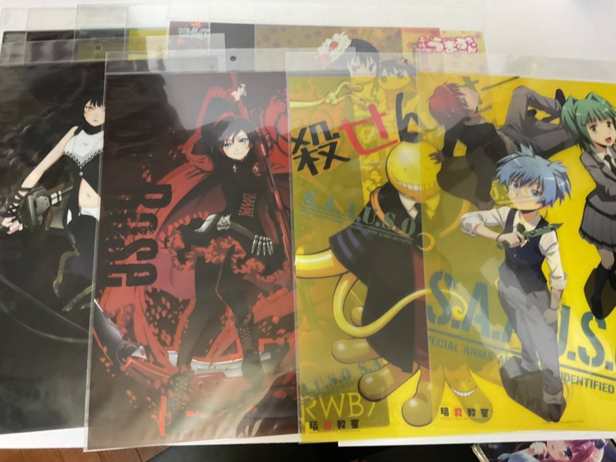 ☆1スタ☆ 美少女系 A3クリアポスター 11枚セット 暗殺教室 RWBY う