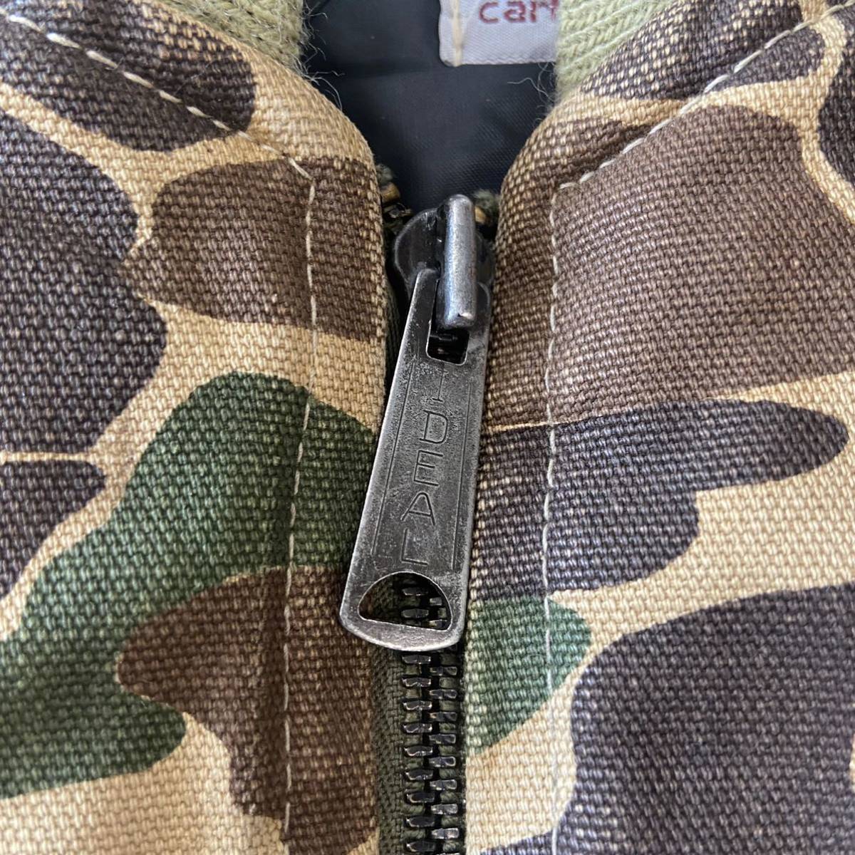 希少 80s90s Carhartt アークティックベスト ダックハンターカモ 迷彩
