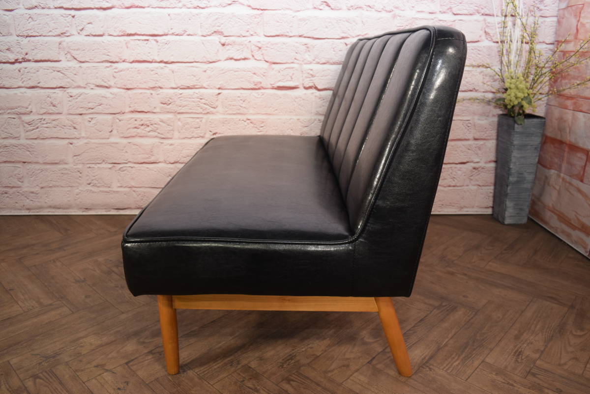 unico/ウニコ WYTHE/ワイス ベンチバックレスト 二人掛けソファ 合成