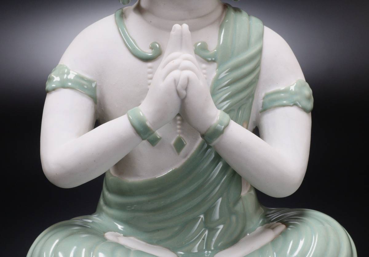 九谷焼 八幡窯 Yahoo!オークション - 置物 金彩 仏教美術 仏像 古美術 
