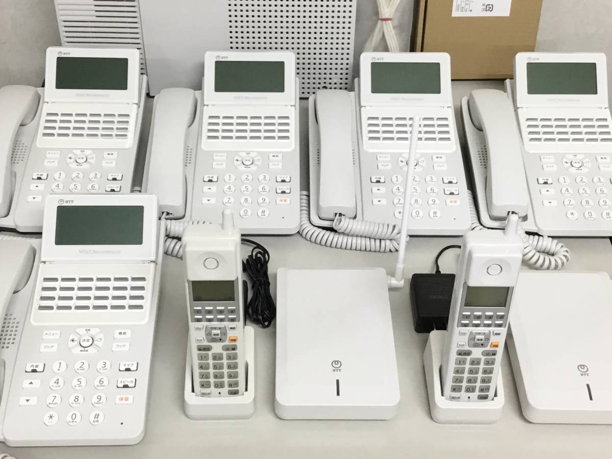 NTT αN1 N1S 主装置・電話機7台セット DECL・VMU・4BRU付 ☆美品☆(NTT 