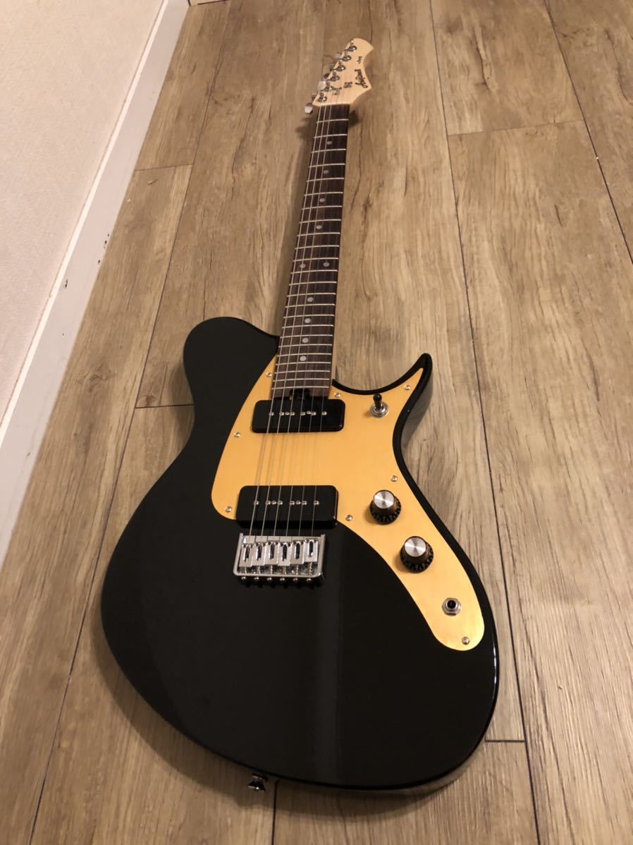 Aria II Pro Guitar Electric Jet Guitars JET BK Black P-90 24F MIJ J-2