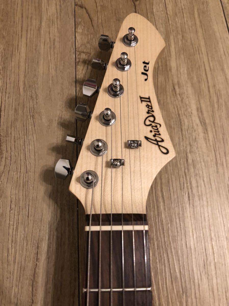 Aria II Pro Guitar Electric Jet Guitars JET BK Black P-90 24F MIJ J-2