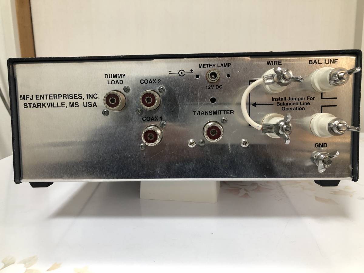 MFJ 986 3KW アンテナチューナー 1.8-30MHz ローラーインダクター