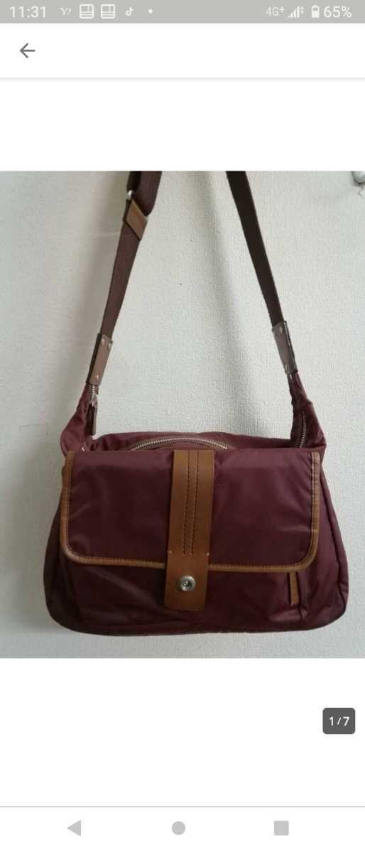  ポール スミス ナイロン ショルダーバッグ ボルドー(かばん、バッグ)｜売買されたオークション情報、yahooの商品情報をアーカイブ公開 - オークファン かばん、バッグ