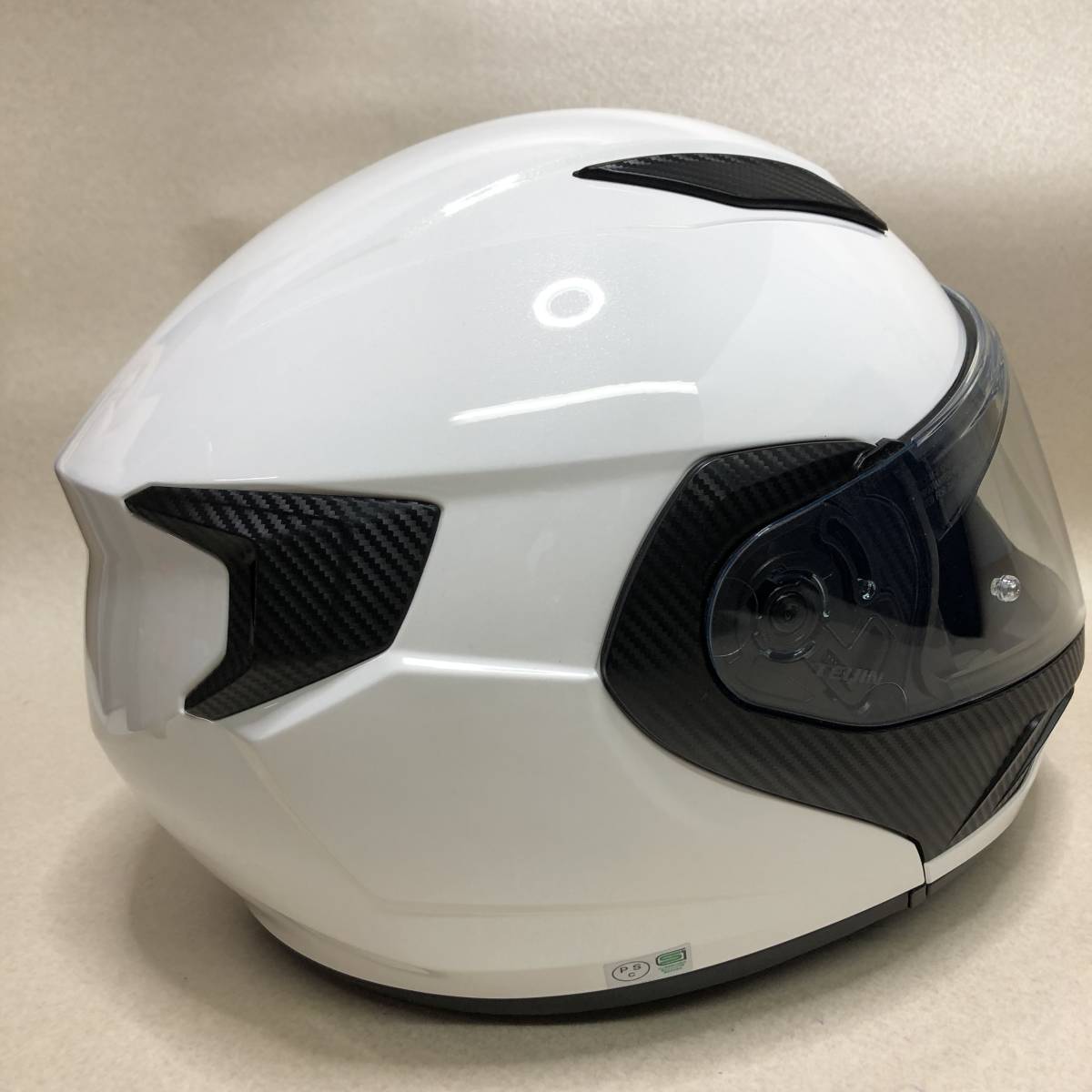 OGK Kabuto システムヘルメット Ryuki ホワイトメタリック XLサイズ 61