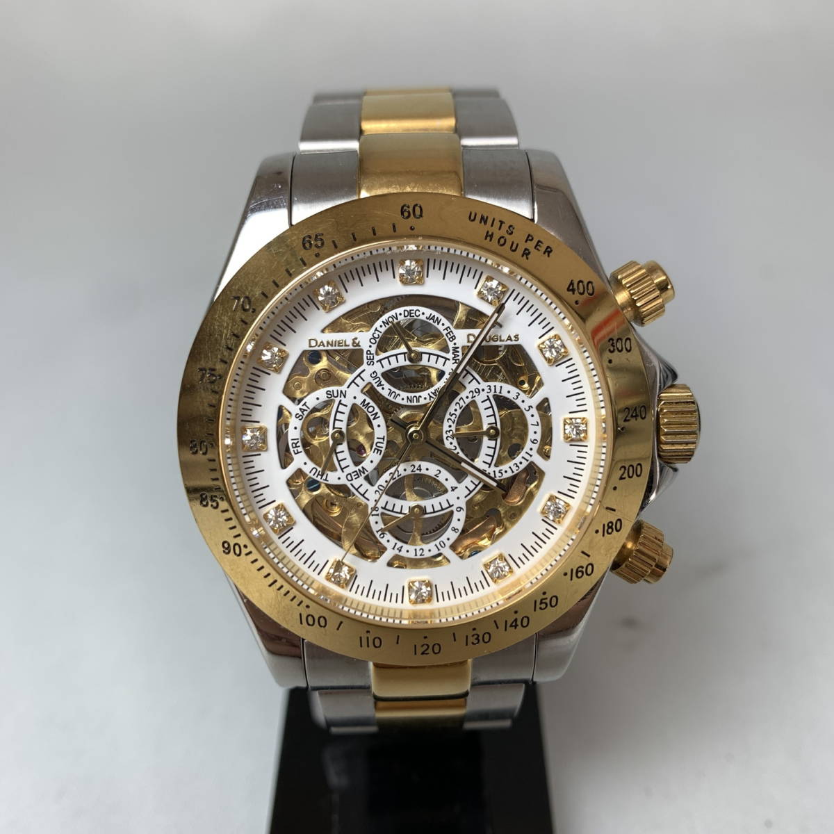 中古】DANIEL＆DOUGLAS ダニエル・ダグラス DD-8802 腕時計(A0210_9 