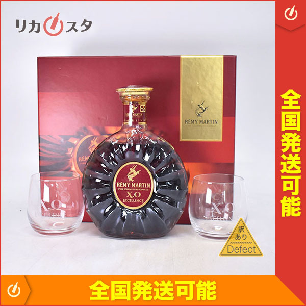 訳有★1円～★古酒★レミーマルタン XO エクセレンス ＊箱 グラス付 ※液漏れ 700ml 40% コニャック REMY MARTIN A300345