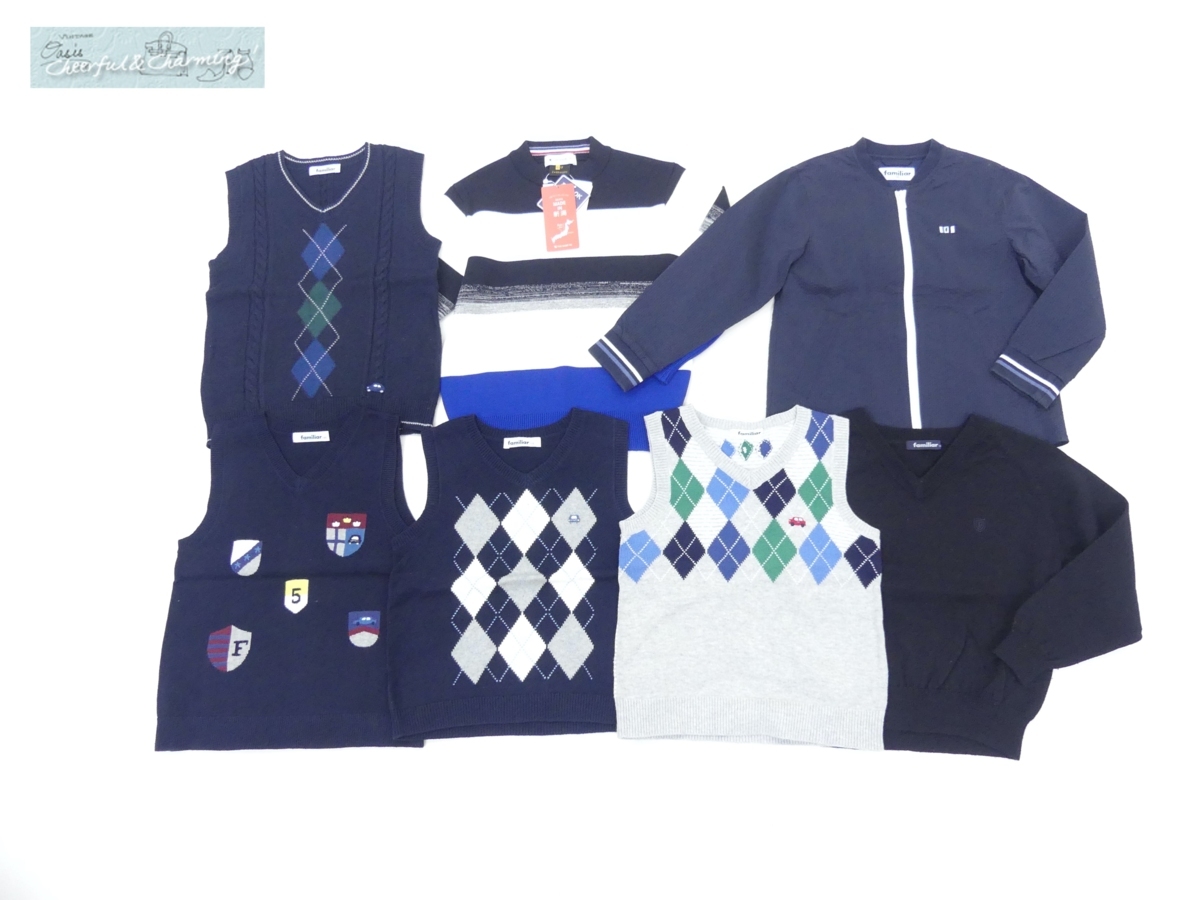 Familiar The Shop Tk ボーイズ子供服7点 ベスト 4 セーター 2 ブルゾン 110 1 あり ジャンパー ブルゾン 売買されたオークション情報 Yahooの商品情報をアーカイブ公開 オークファン Aucfan Com