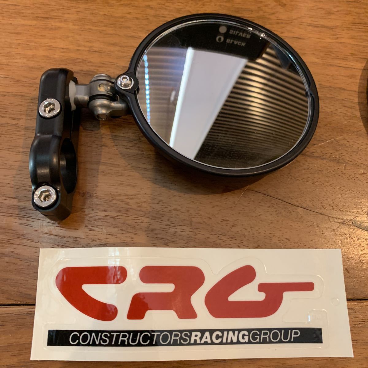 CRG バーエンドミラー&Rhino Moto バーエンド 美品(ミラー)｜売買され
