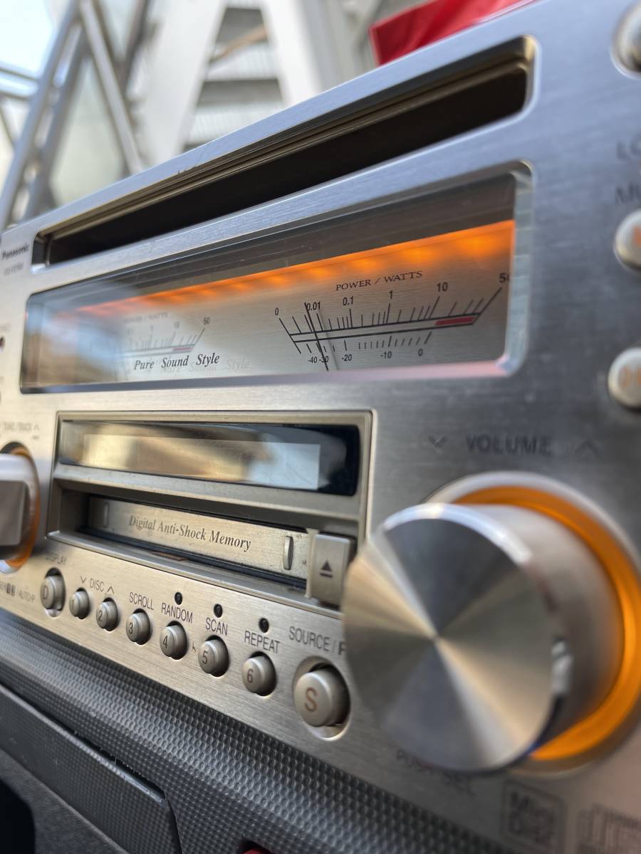 Panasonic CQ-VX5500 カーオーディオ 本体、説明書、リモコン。 Panasonic CQ-VX5500 カーオーディオ 本体、説明書、リモコン