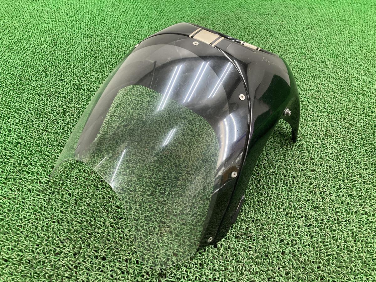 中古 社外 バイク 部品 スラクストン900 ビキニカウル 社外 黒 