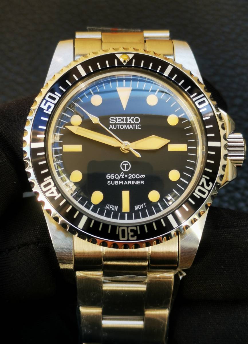1円～ SEIKO ミリサブ カスタム mod ダイバーズ セイコー 腕時計 
