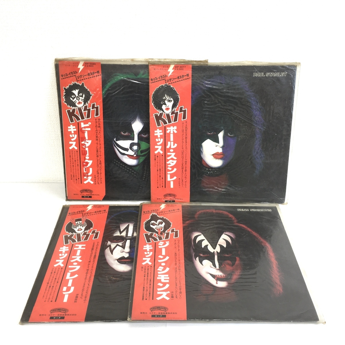  川口店 現状品 KISS キッス ジーン シモンズ ピーター クリス エース フレーリー ポール スタンレー ソロ レコード(Kiss)｜売買されたオークション情報、yahooの商品情報をアーカイブ公開 - オー K