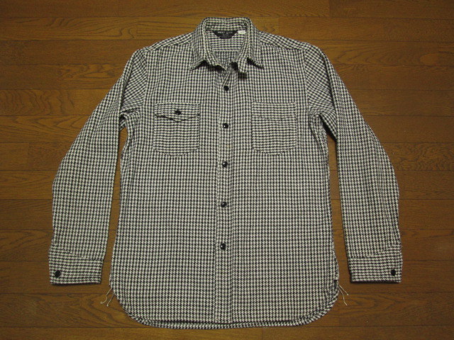 WESTRIDE ウエストライド WEST RIDE 千鳥 ワークシャツ ネルシャツ XL 