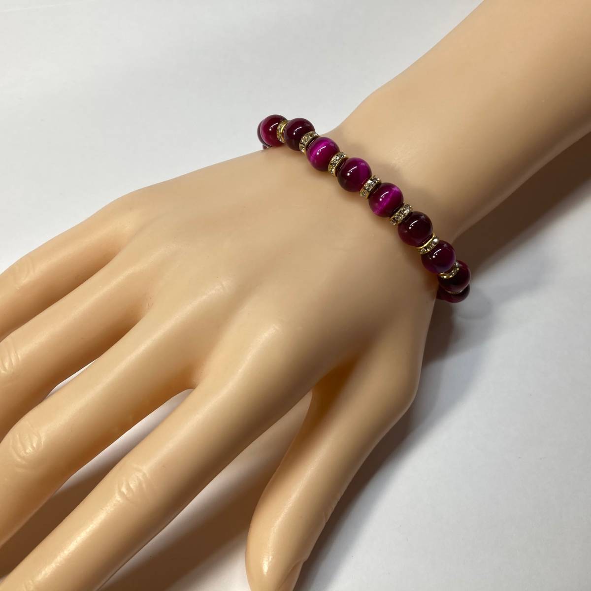 ピンクタイガーアイ パワーストーン ブレスレット 8mm ゴールド 開運 浄化 金運 仕事運 恋愛 人間関係 効果 レディース 通販 ピンク色 カラーストーン 売買されたオークション情報 Yahooの商品情報をアーカイブ公開 オークファン Aucfan Com