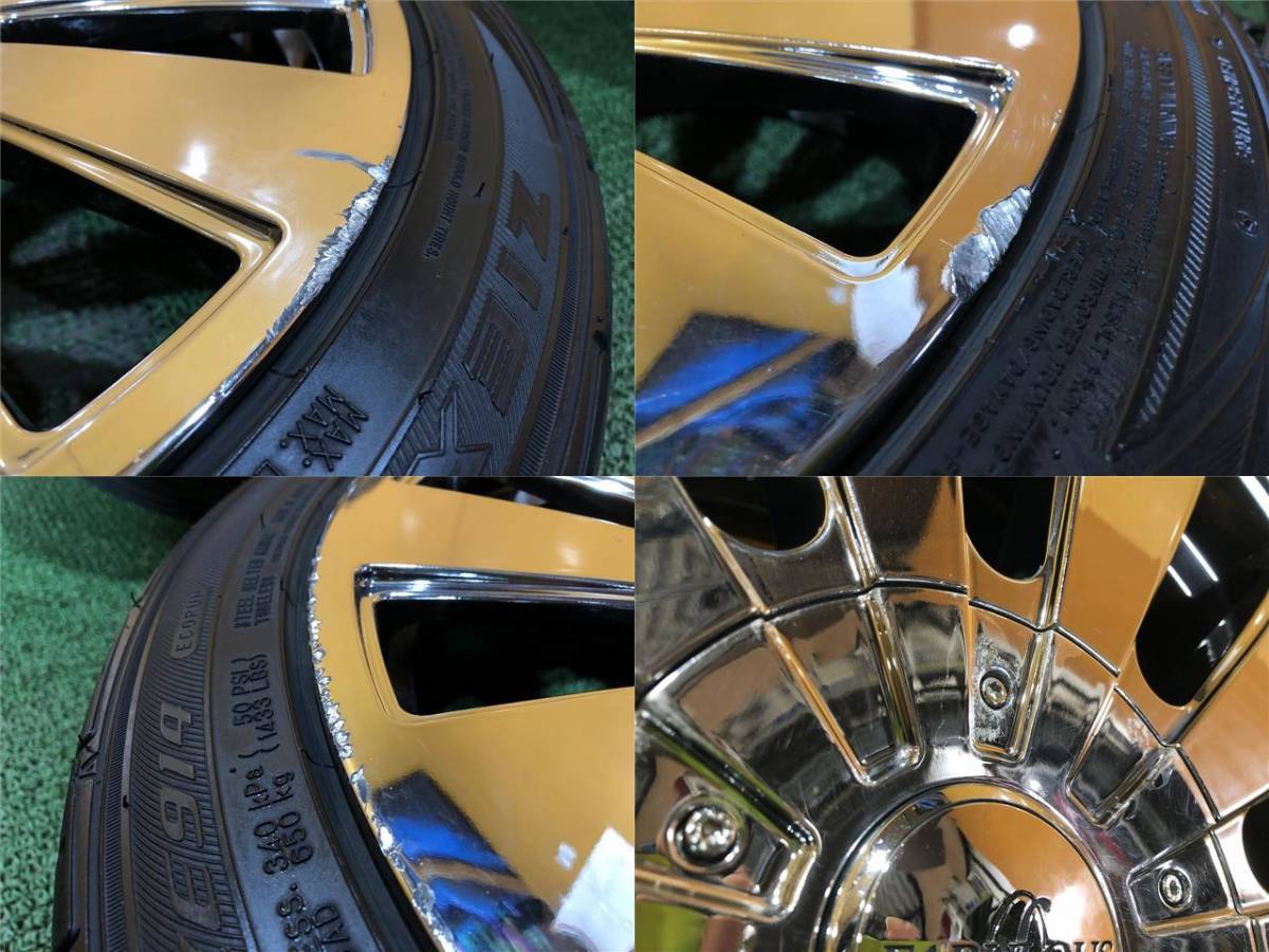 No.702 FABULOUS ファブレス 18インチ メッキホイール 18×7.5J 5穴 