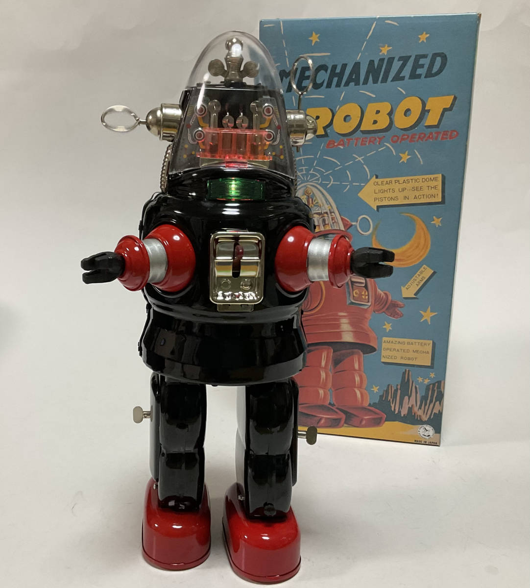 メカナイズド ロボット ロビー ロボット ブリキ玩具 電動リモコン 野村